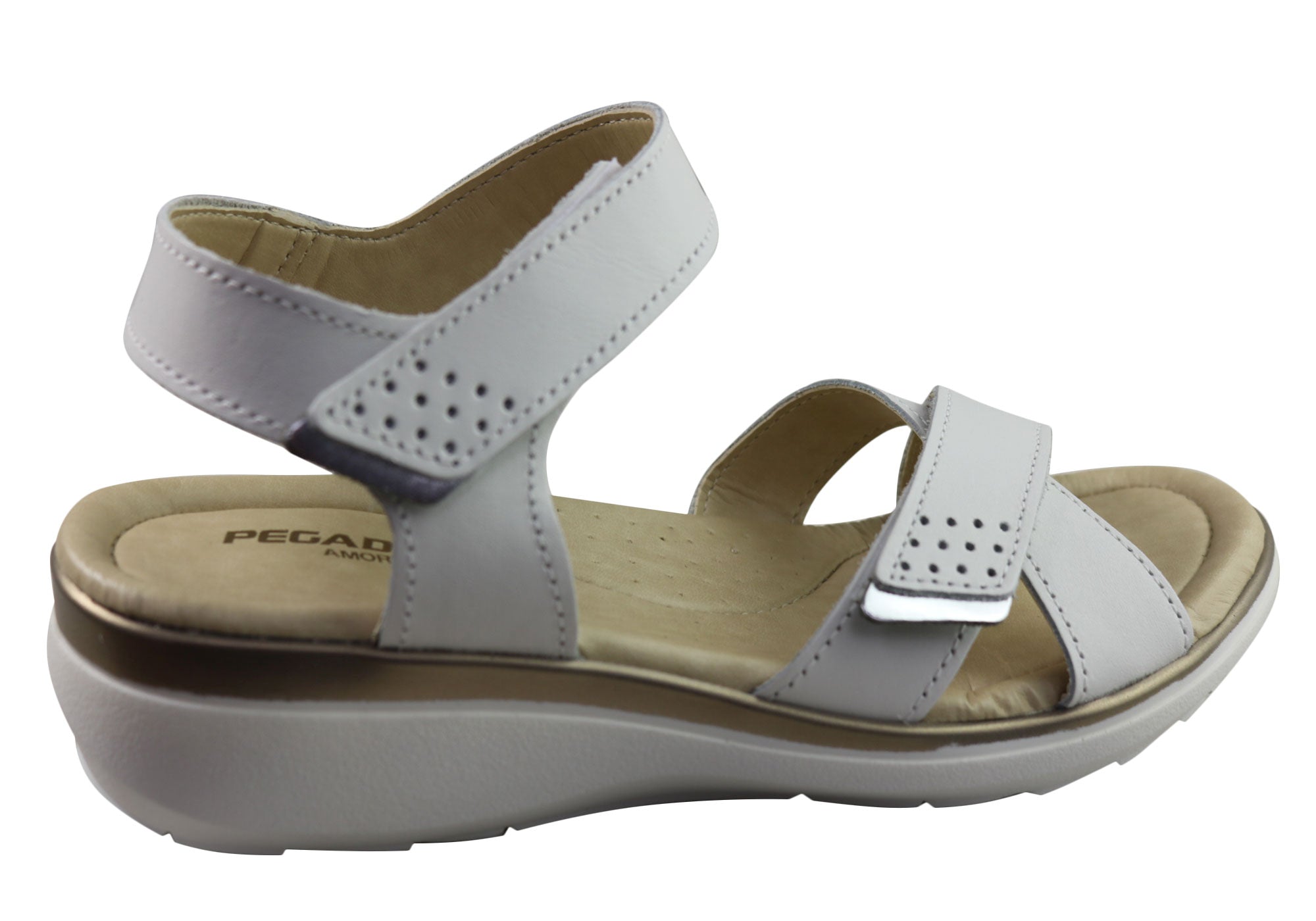Pegada Kerala Womens Comfortable Leather Sandals Made In Brazil