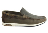 Ferricelli Frank Mens Leather Comfy Casual Loafer Shoes Made In Brazil