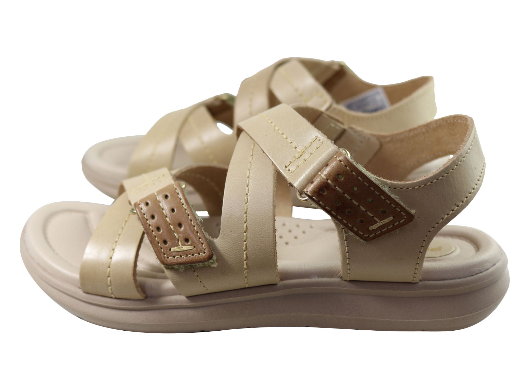 Pegada Sien Womens Comfortable Leather Sandals Made In Brazil