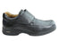 Ferricelli Wesley Mens Comfortable Adjustable Strap Leather Shoes
