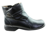 J Gean Cove Womens Comfortable Leather Ankle Boots Made In Brazil