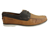 Ferricelli Gordon Mens Casual Leather Lace Up Shoes Made In Brazil