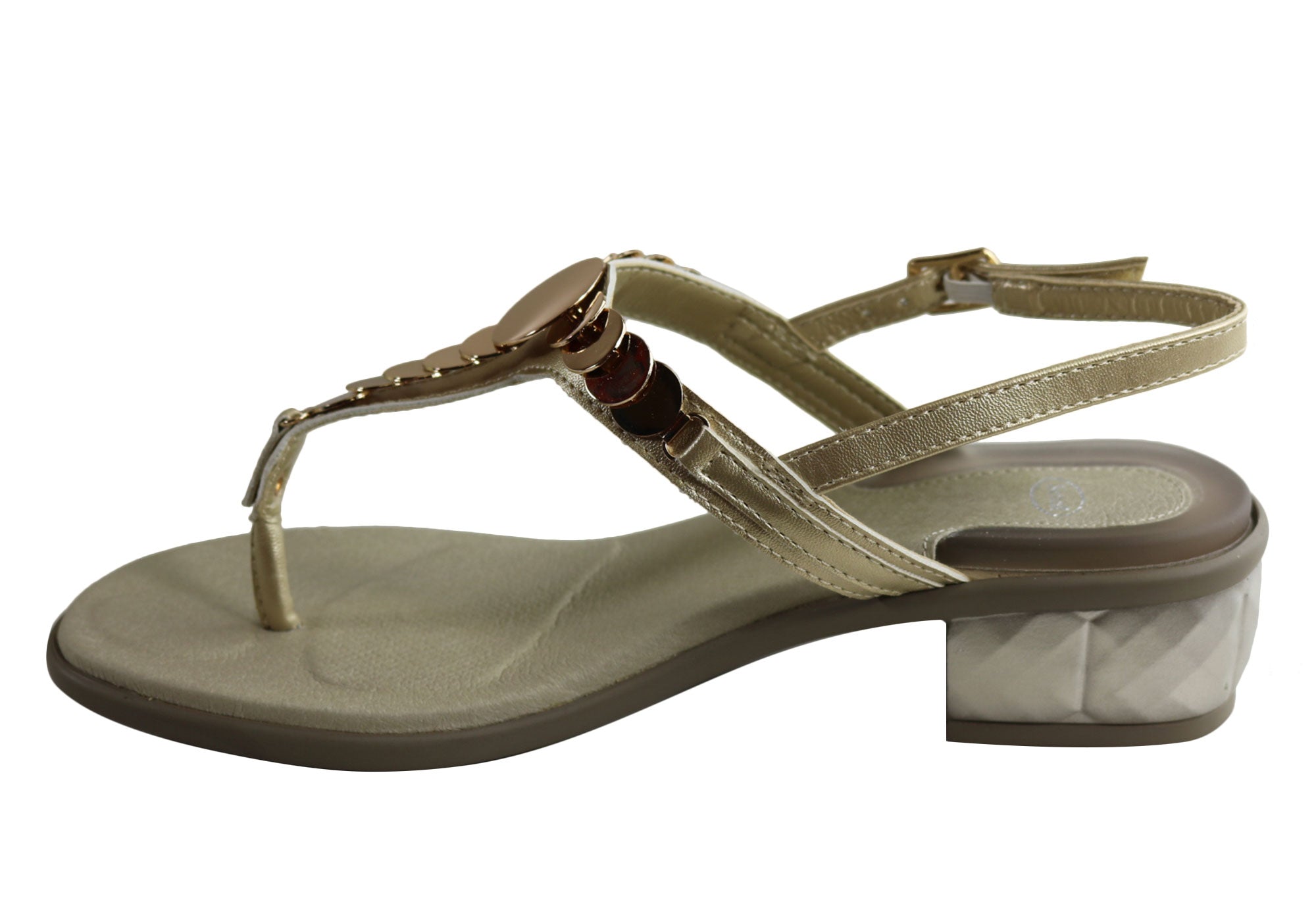 Scholl Bioprint Chrysilla Womens Low Heel Sandals With Comfort