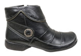 J Gean Hunter Womens Comfortable Leather Ankle Boots Made In Brazil