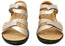 Revere Geneva Womens Comfortable Leather Wide Width Sandals