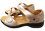 Revere Geneva Womens Comfortable Leather Wide Width Sandals