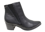 Bottero Bahlia Womens Comfortable Leather Ankle Boots Made In Brazil
