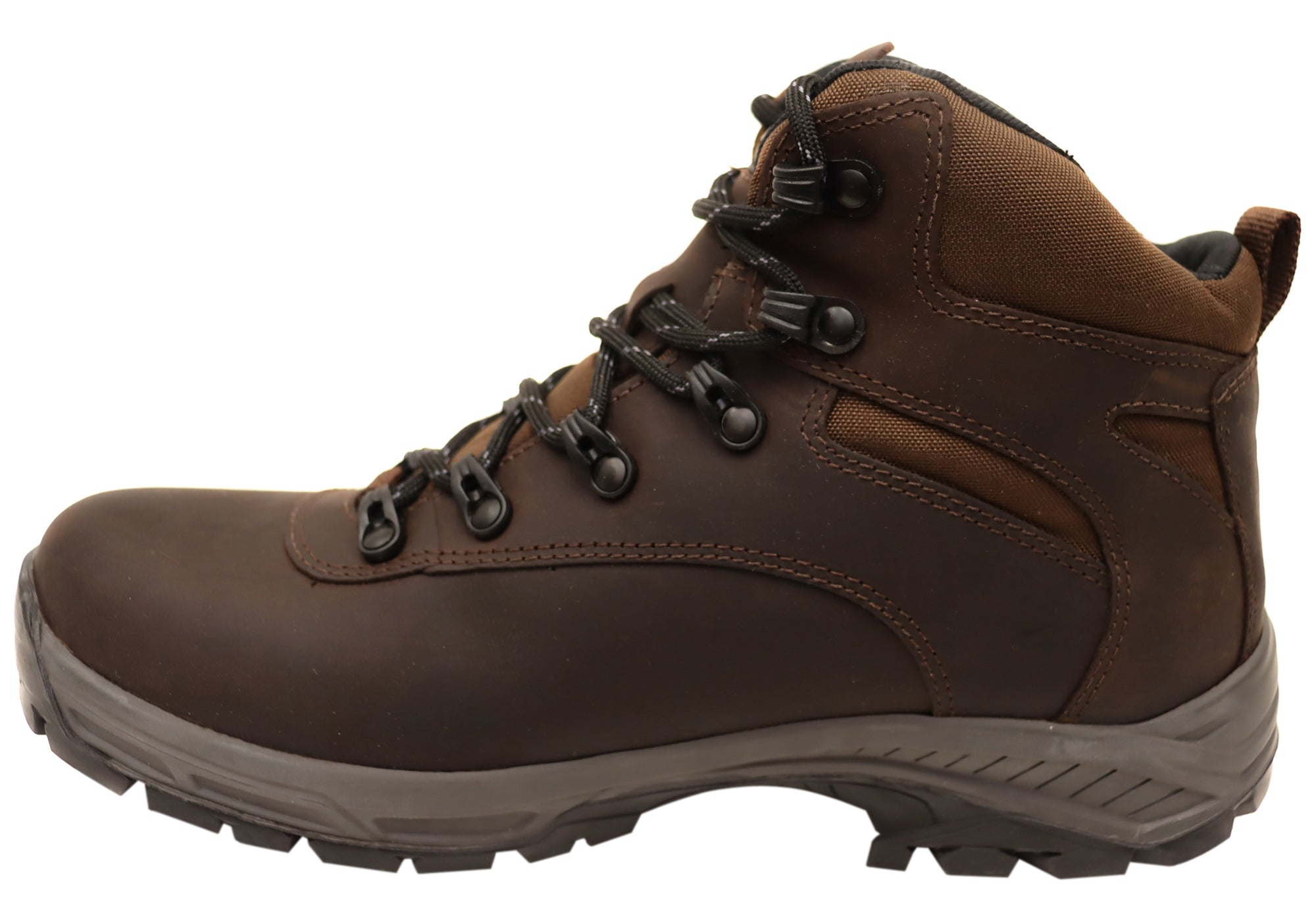 Bradok Aconcagua Mens Comfort Leather Hiking Boots Made In Brazil