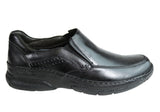 Savelli League Mens Comfort Leather Slip On Shoes Made In Brazil