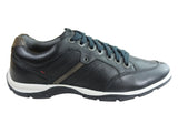 Ferricelli Ralph Mens Leather Lace Up Casual Shoes Made In Brazil