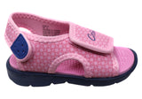 Grosby Chip Infant Toddler Junior Kids Comfortable Adjustable Sandals