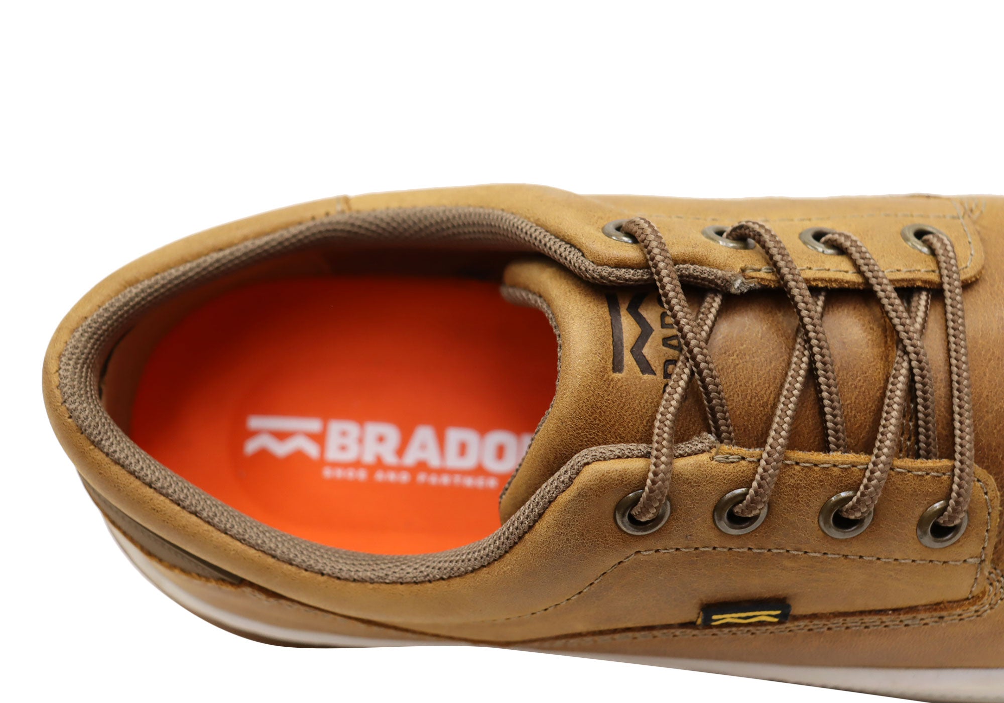 Bradok Vernon Low Mens Comfortable Leather Casual Shoes Made In Brazil