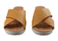 Usaflex Ginni Womens Comfort Leather Slides Sandals Made In Brazil