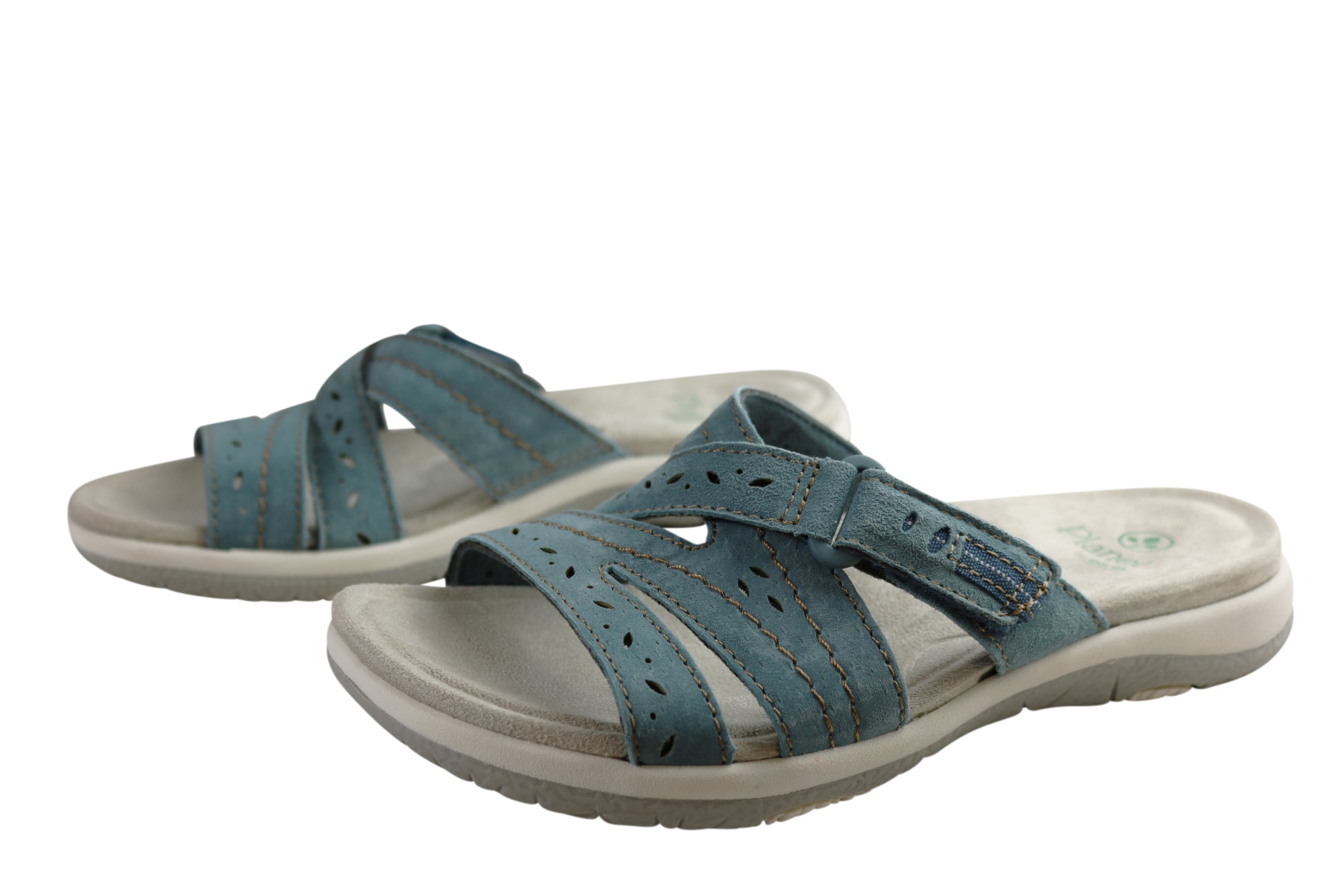 Planet By Earth Shantel Womens Comfortable Leather Slip On Sandals
