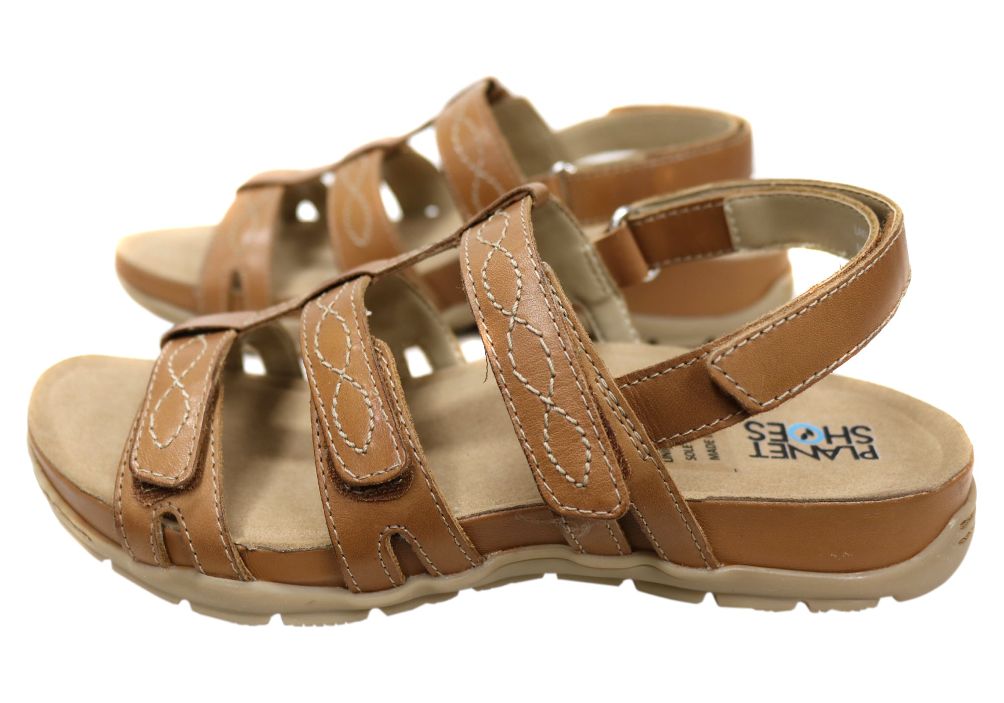 Planet Shoes Mayar Womens Comfortable Supportive Leather Sandals