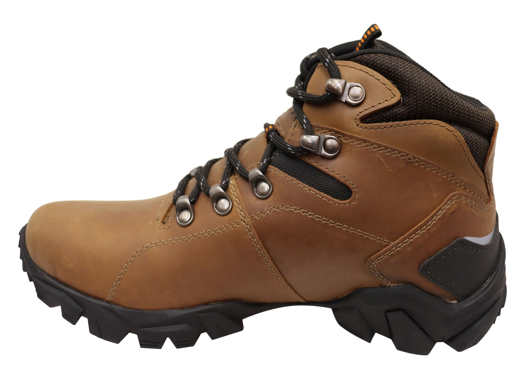 Bradok Raptor 2 Mens Comfortable Leather Hiking Boots Made In Brazil