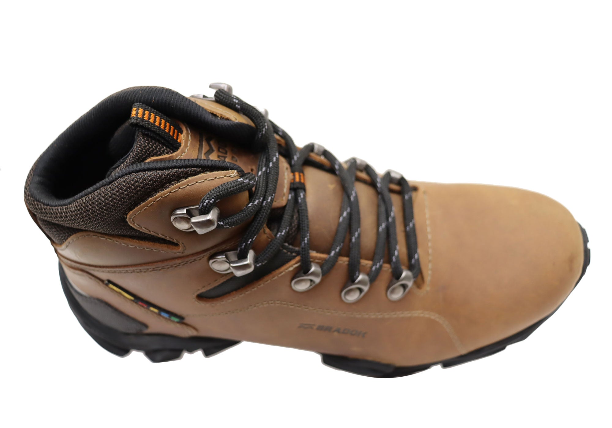 Bradok Raptor 2 Mens Comfortable Leather Hiking Boots Made In Brazil