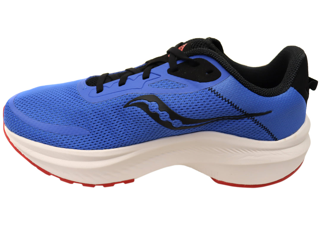 Saucony Mens Axon 3 Cushioned Athletic Shoes Brand House Direct