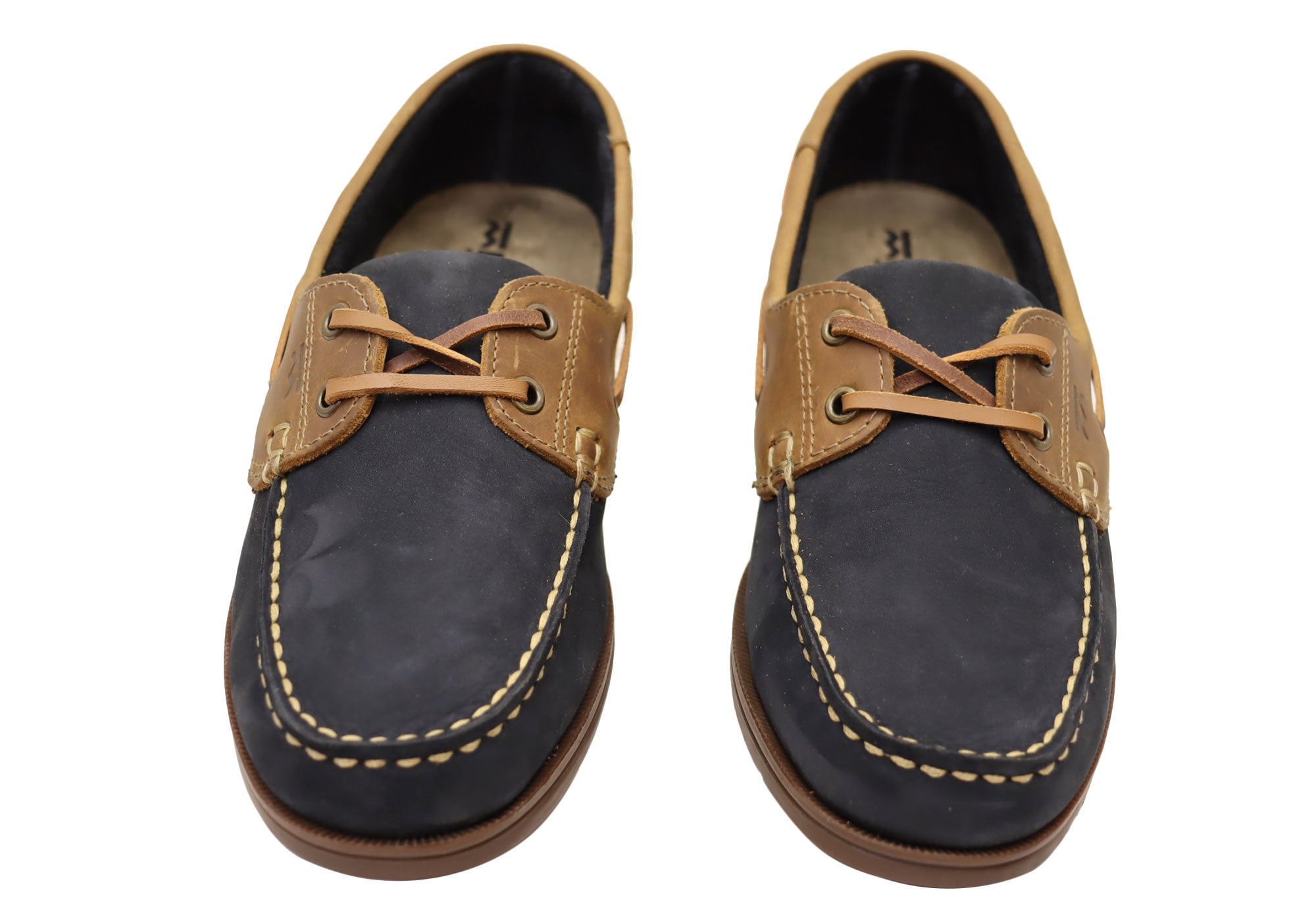 Bradok Mens Comfortable Leather Boat Shoes Made In Brazil