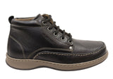 Bradok Mens Classic Mid Comfortable Leather Boots Made In Brazil