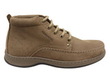 Bradok Mens Classic Mid Comfortable Leather Boots Made In Brazil