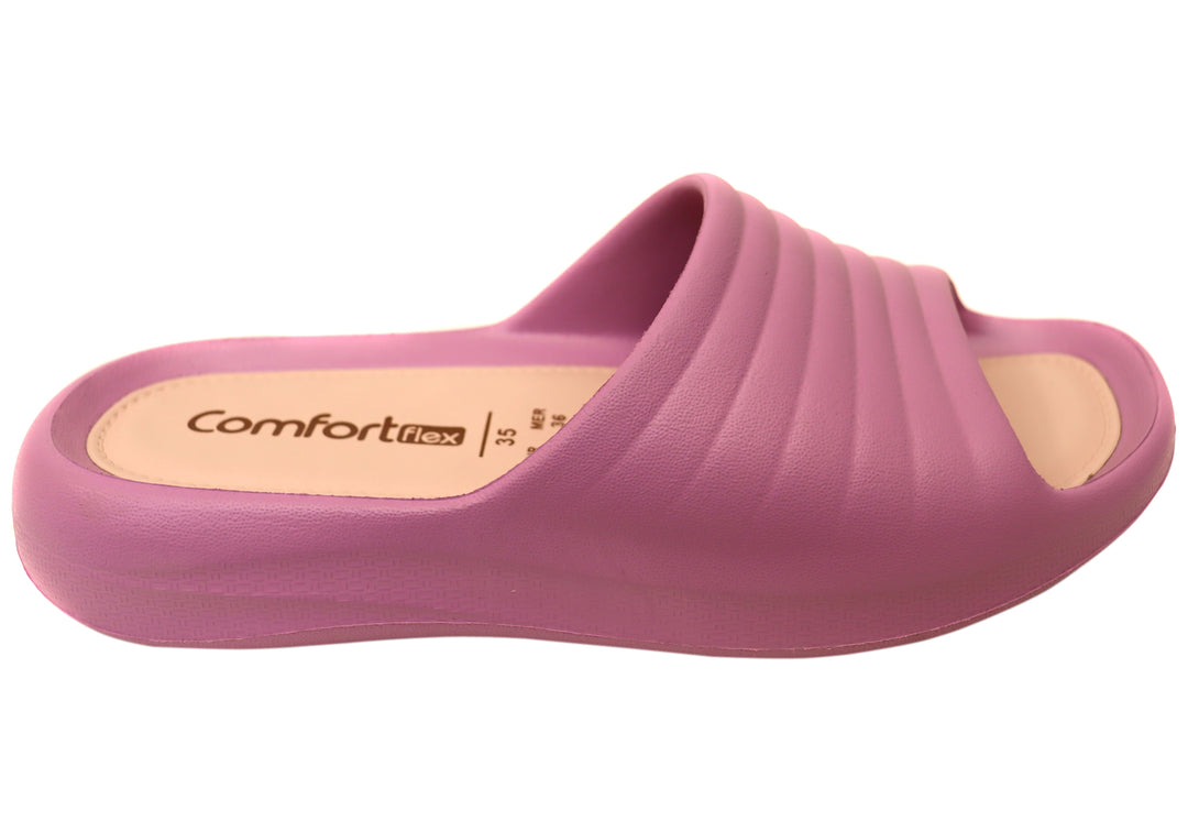 Comfortflex Joy Womens Comfortable Slides Brand House Direct