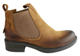 Orizonte Zita Womens European Comfortable Chelsea Leather Ankle Boots