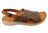 Orizonte Costena Womens European Comfortable Leather Sandals