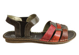 Andacco Mona Womens Comfortable Flat Leather Sandals Made In Brazil
