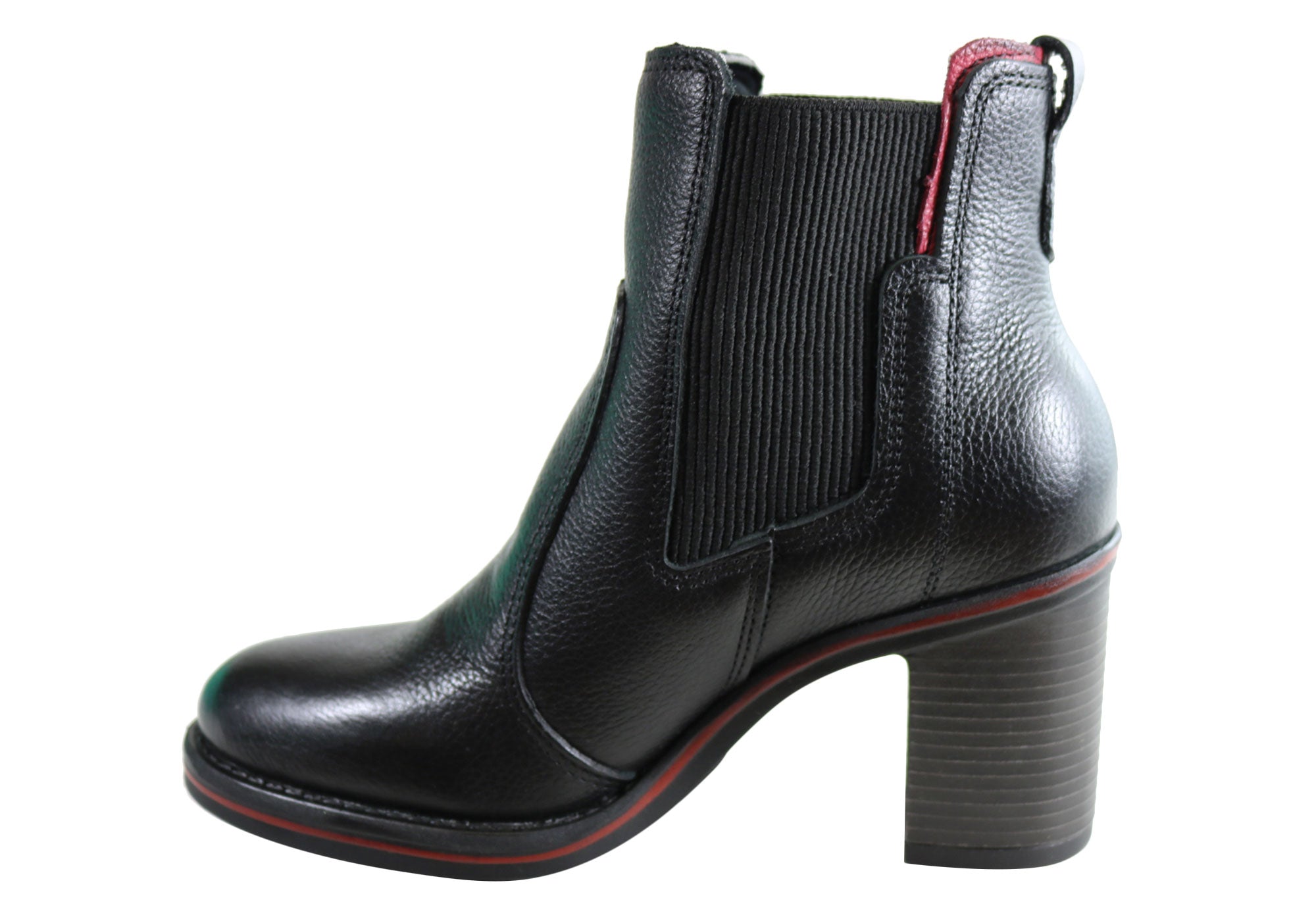 Pegada Bossa Womens Heel Leather Ankle Boots Made In Brazil