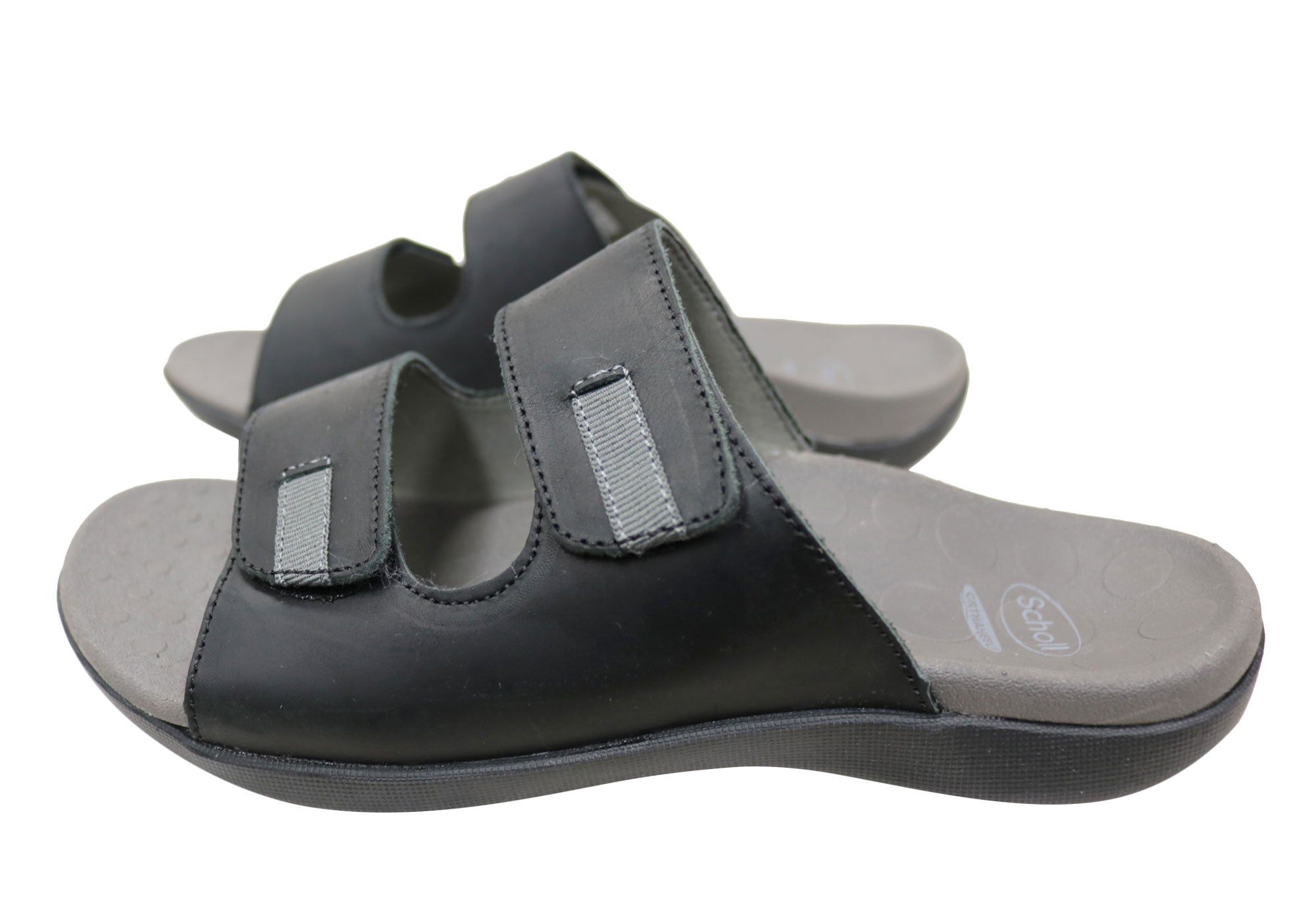 Scholl Orthaheel Connor Mens Comfortable Supportive Slides Sandals