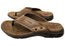 Pegada Glenn Mens Comfortable Leather Thongs Sandals Made In Brazil