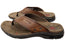 Pegada Glenn Mens Comfortable Leather Thongs Sandals Made In Brazil