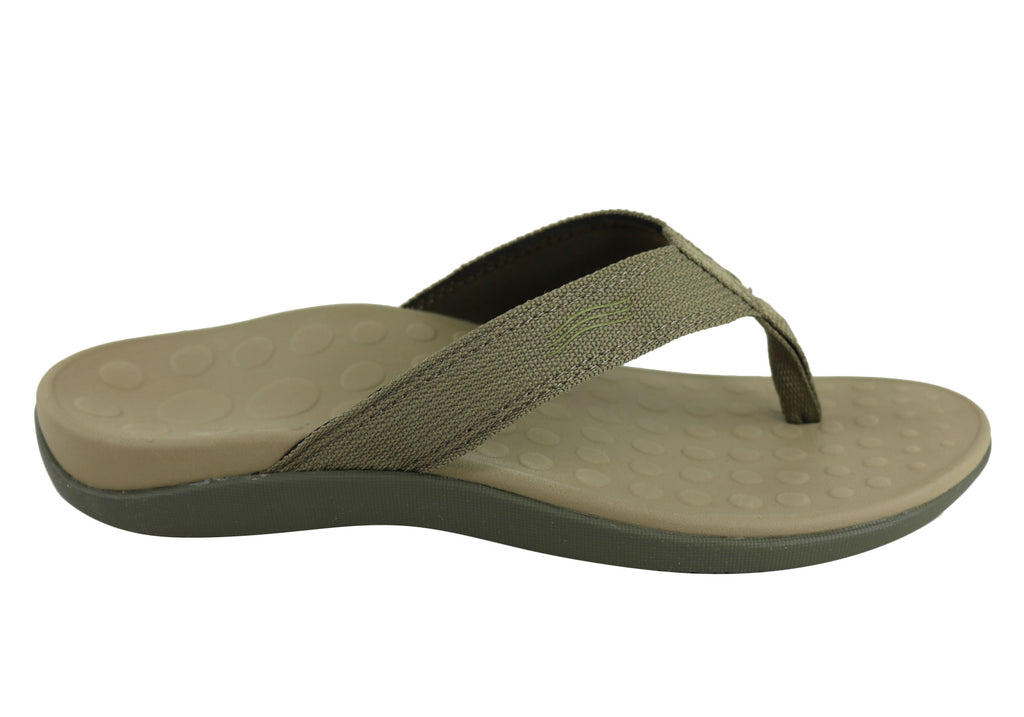 Scholl Orthaheel Wave II Mens Comfort Orthotic Thongs With Support Brand House Direct