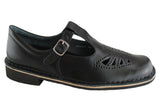 Harrison Indiana II T-Bar Senior and Youths Leather School Shoes