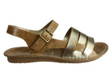 Andacco Aprili Womens Comfortable Flat Leather Sandals Made In Brazil