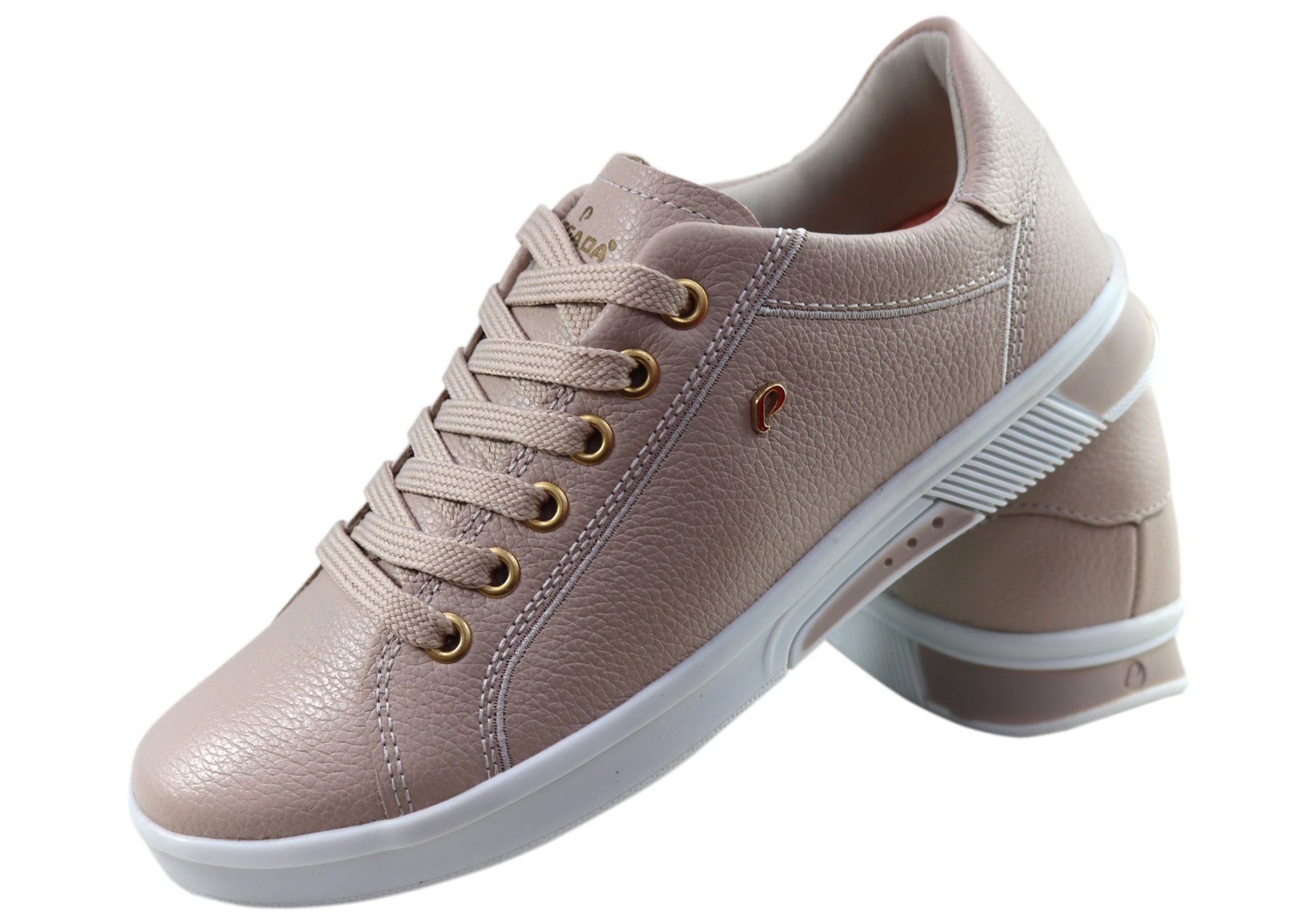 Pegada Willow Womens Comfort Leather Casual Shoes Made In Brazil