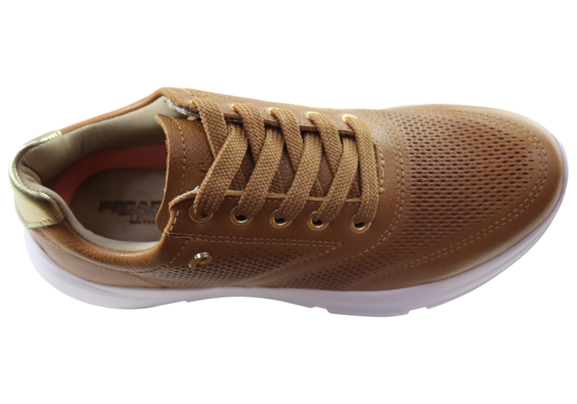 Pegada Melinda Womens Comfort Leather Casual Shoes Made In Brazil