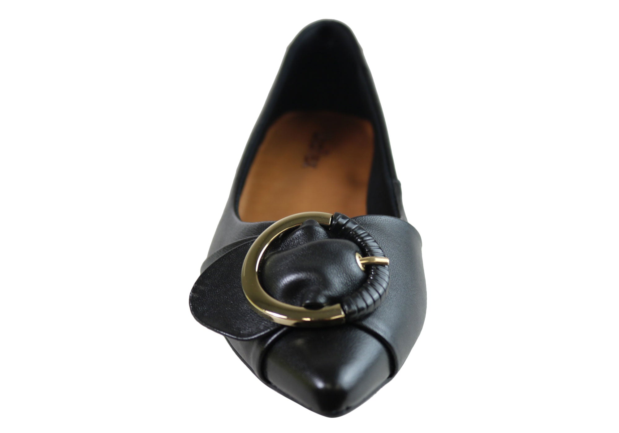 Usaflex Deliliah Womens Low Heel Leather Shoes Made In Brazil