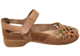J Gean Tulip Womens Comfortable Brazilian Leather Mary Jane Shoes