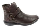 Perlatto Pindera Womens Comfortable Leather Ankle Boots Made In Brazil