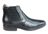 Savelli Liam Mens Comfort Leather Chelsea Dress Boots Made In Brazil