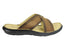 Savelli Kobes Mens Leather Comfort Slide Sandals Made In Brazil