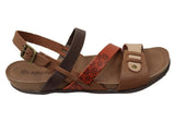 New Face Pina Womens Comfortable Leather Sandals Made In Brazil