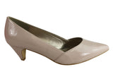 Bonbons Trump Womens Comfortable Mid Heel Pointed Toe Pump Shoes