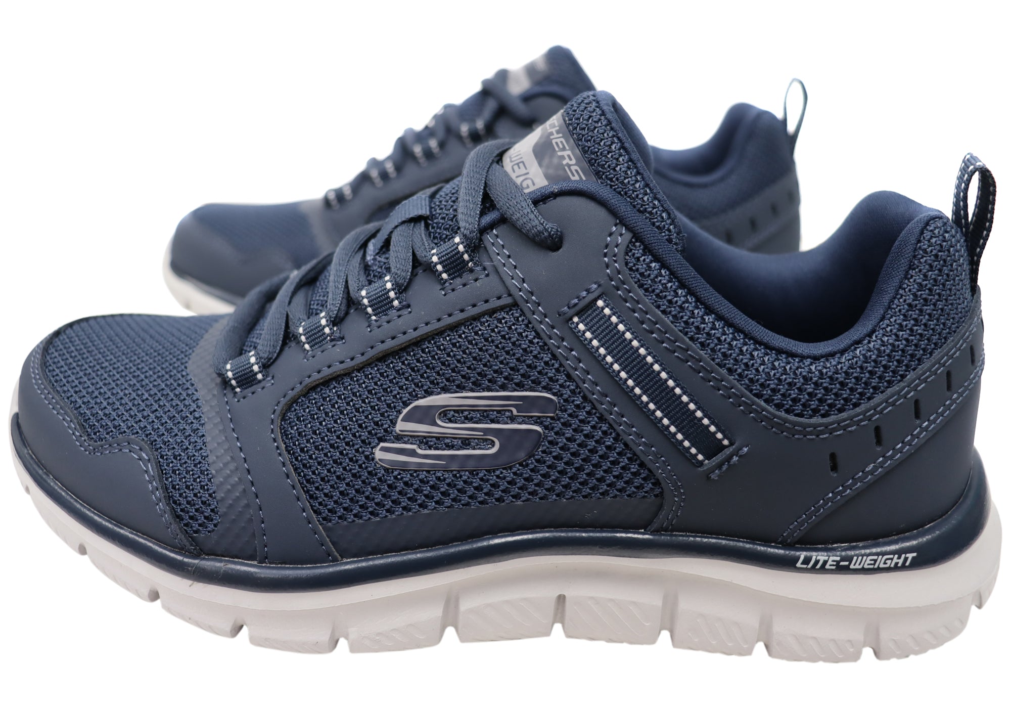 Skechers Mens Track Knockhill Memory Foam Shoes – Brand House Direct