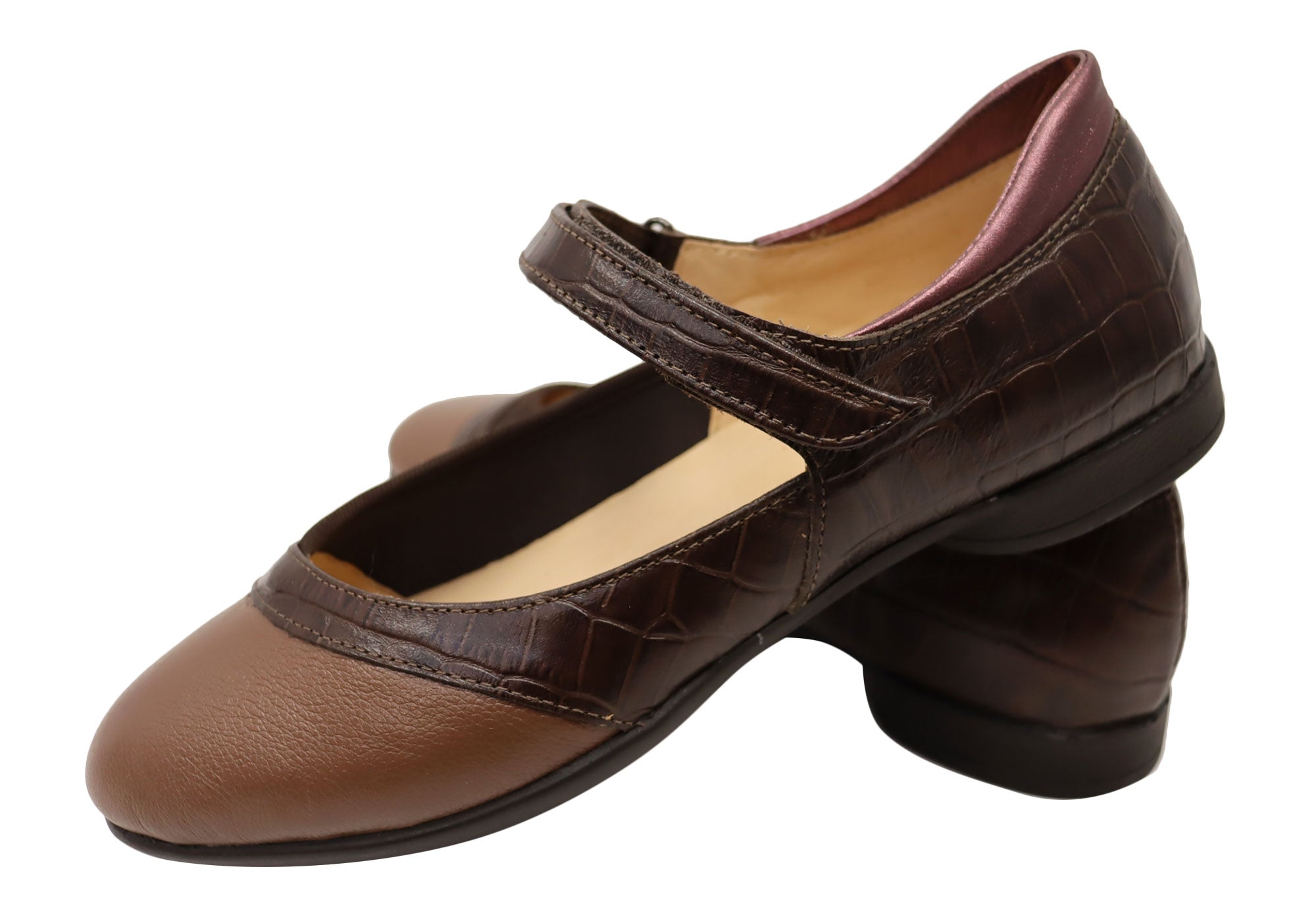 Opananken Mindy Womens Comfortable Brazilian Leather Mary Jane Shoes