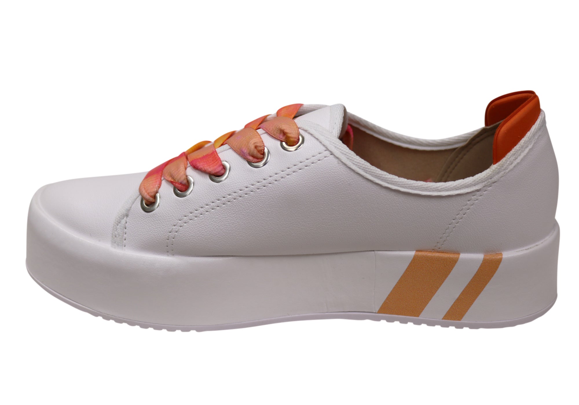 White/Orange