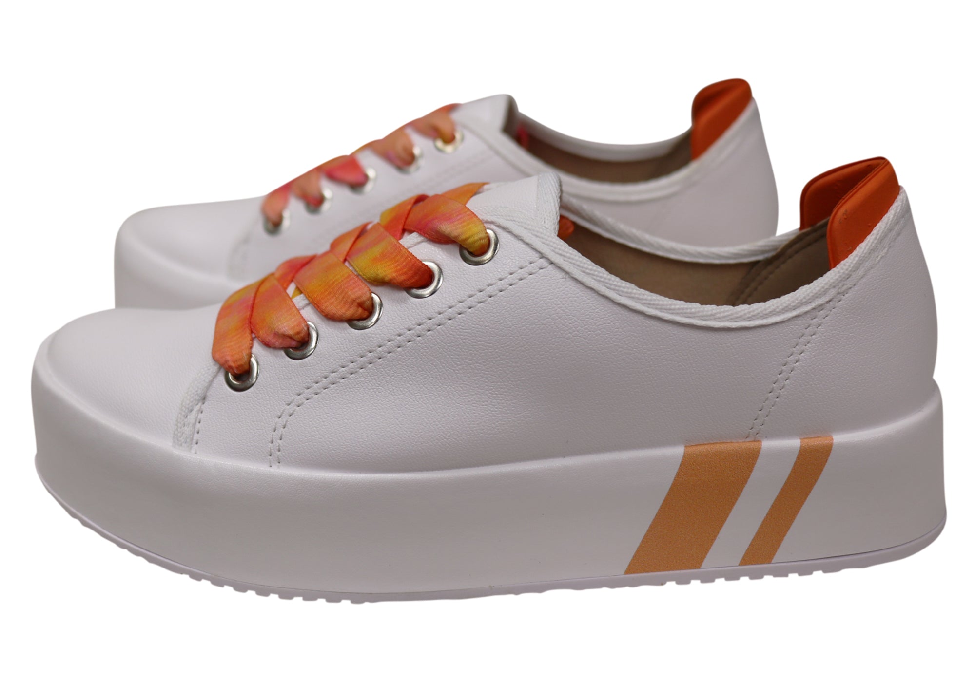 White/Orange