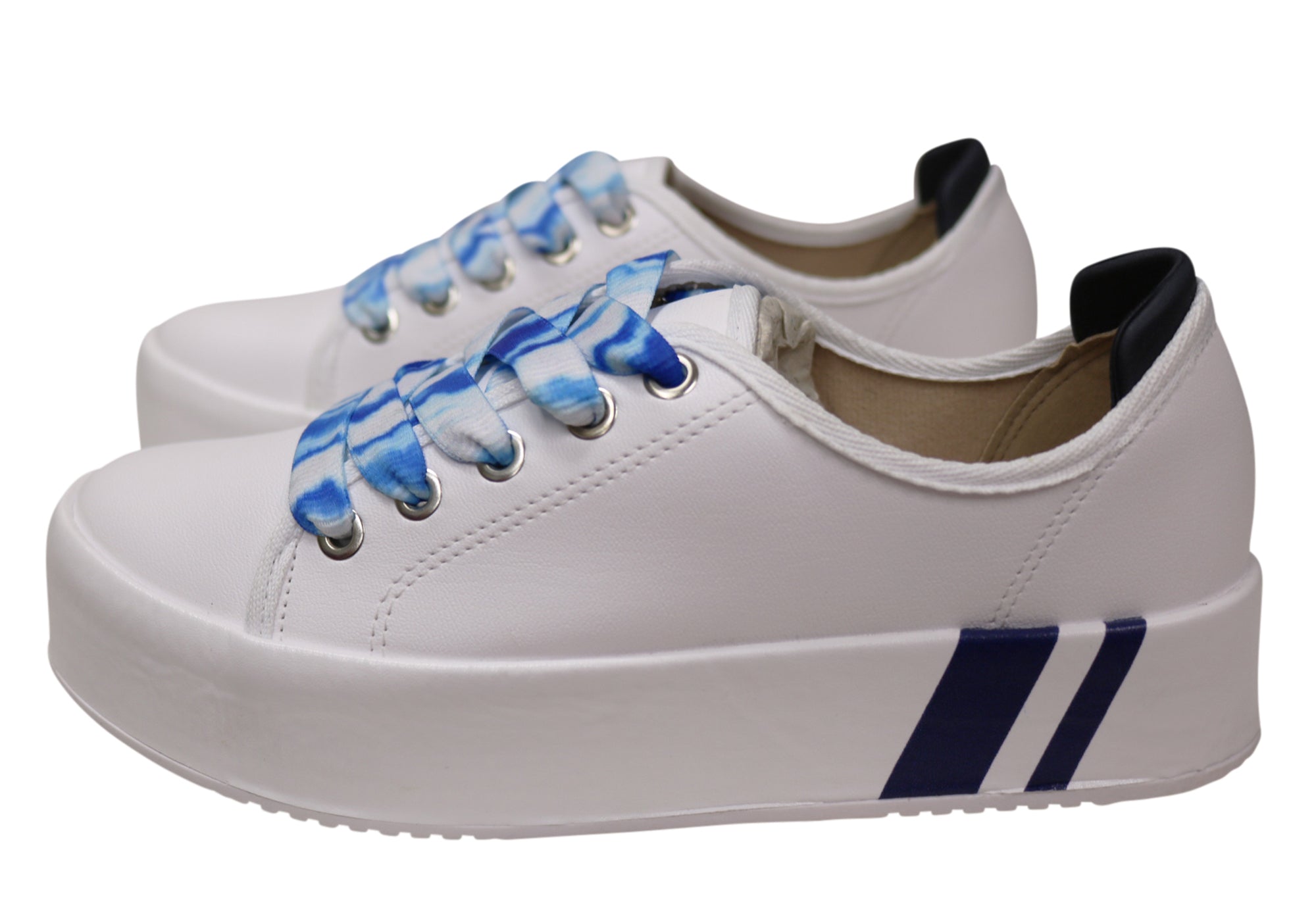 White/Blue